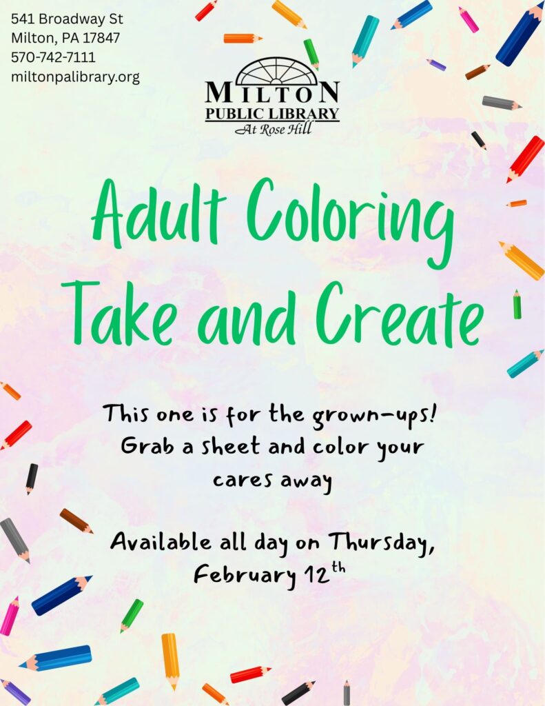 Adult Coloring Take and Create