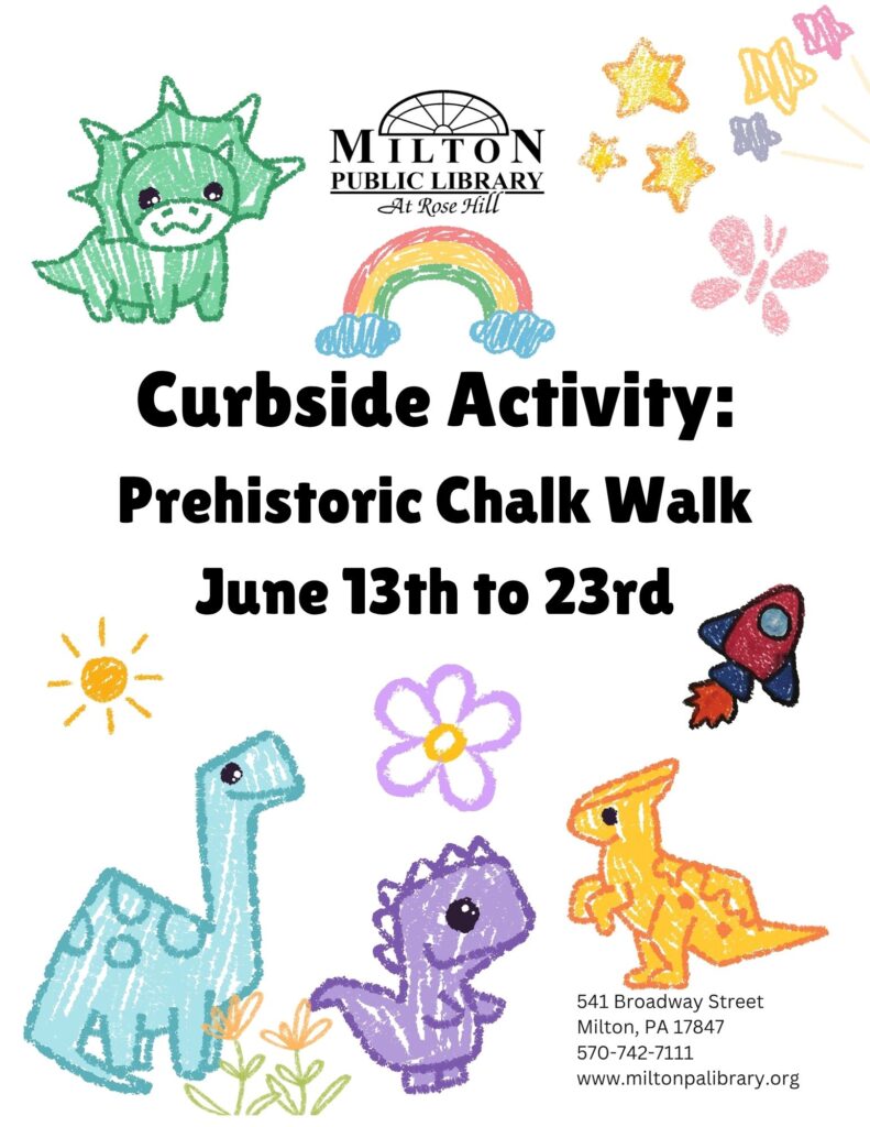 Curbside Activity: Prehistoric Chalk Walk