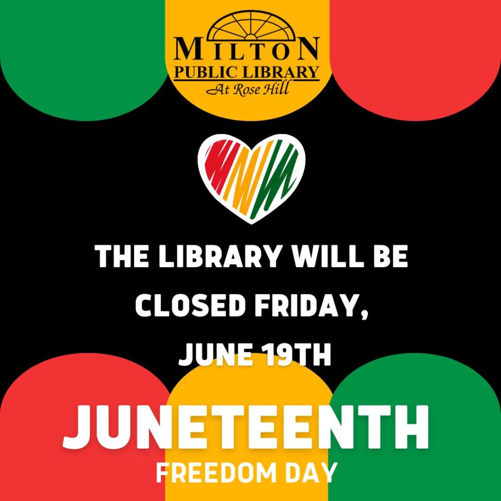 Library Closed: Juneteenth