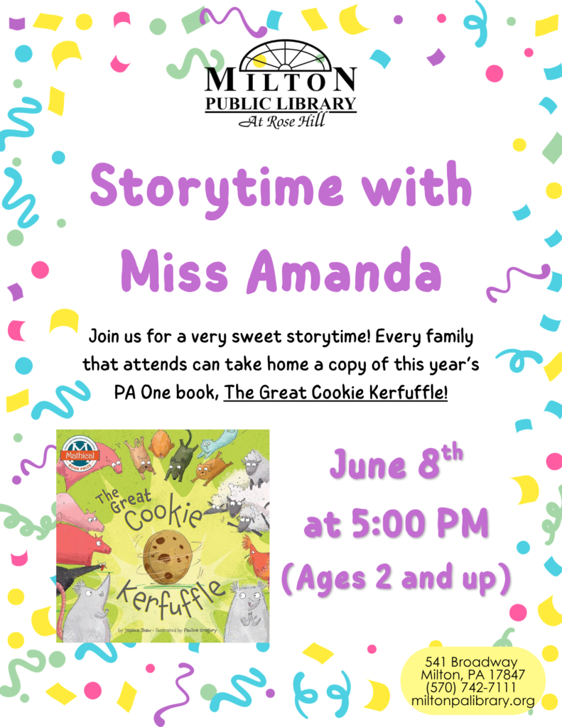 Storytime with Miss Amanda and The Great Cookie Kerfuffle