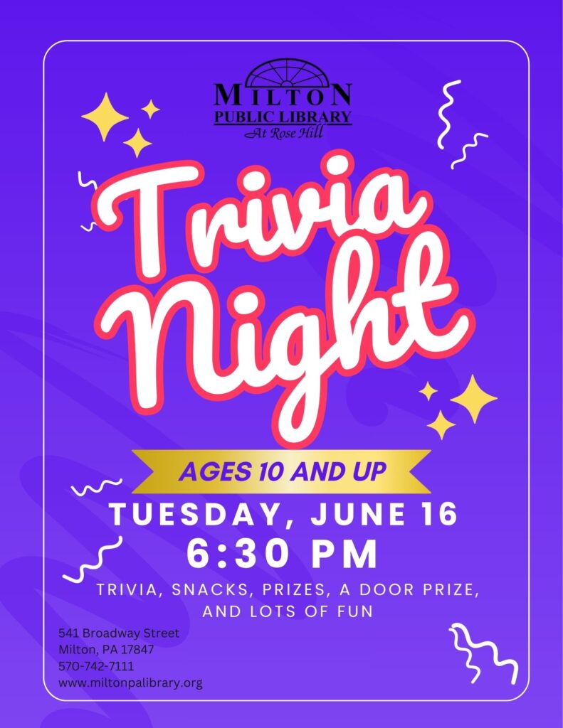 Trivia Night: Ages 10 and Up