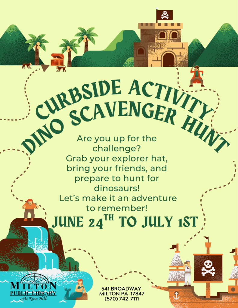 Curbside Activity: Dino Scavenger Hunt
