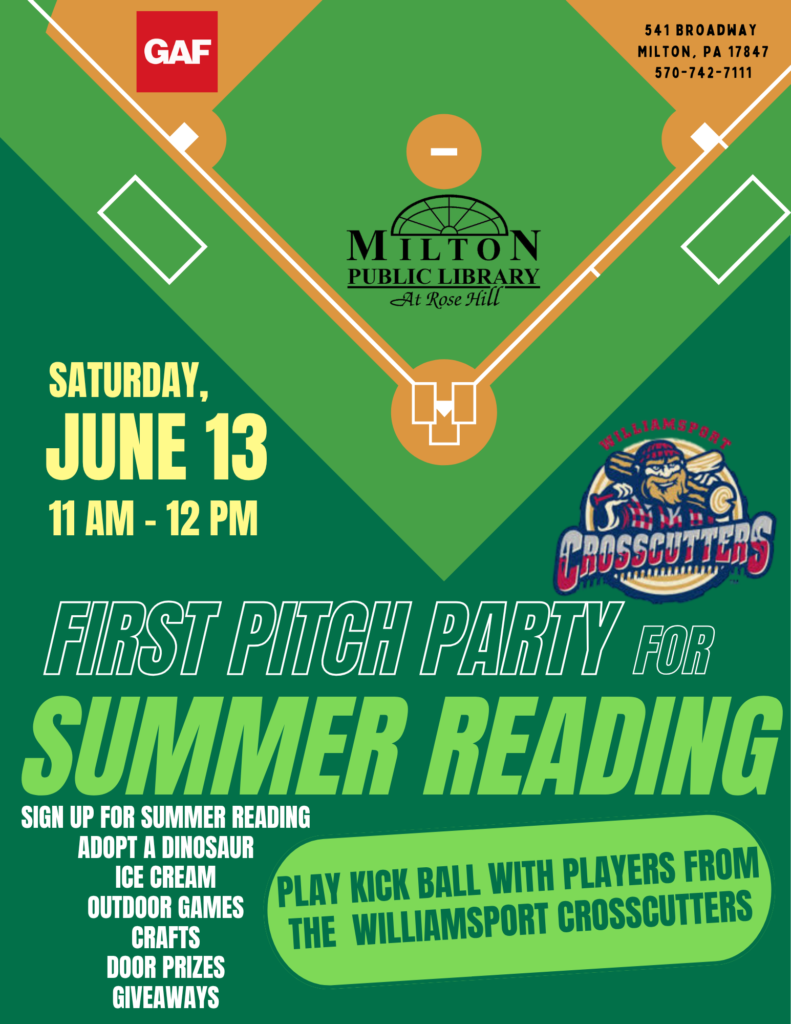 First Pitch Party For Summer Reading Kick-Off