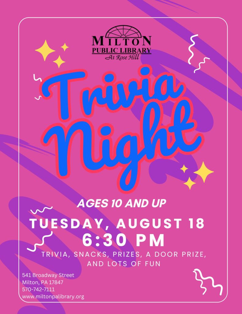 Trivia Night: Ages 10 and Up
