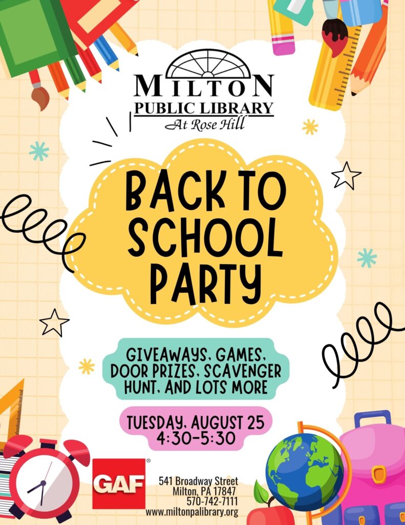 Back to School Party