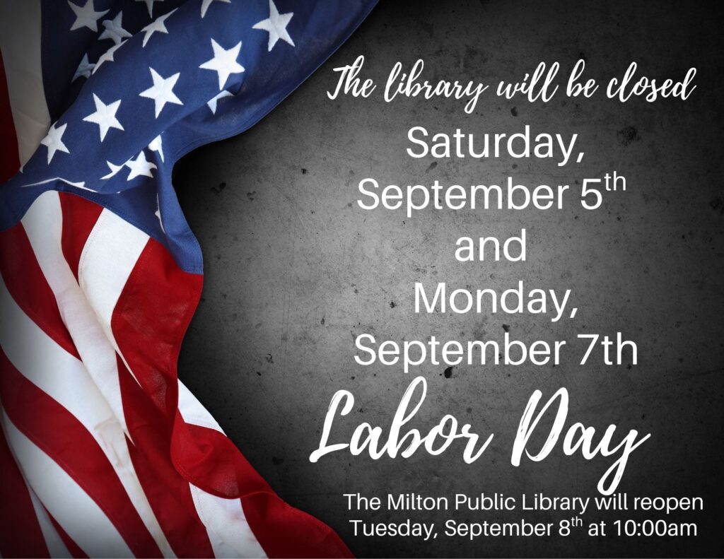 Library Closed-Labor Day Weekend