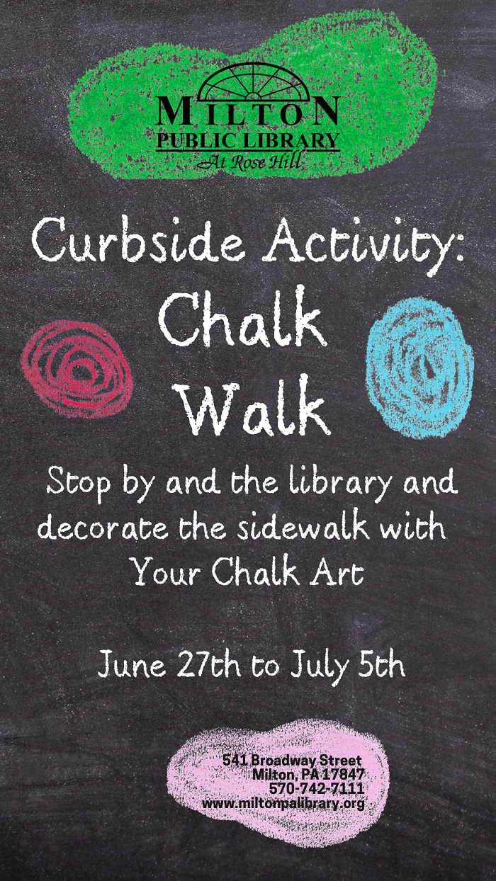 curbside activity - chalk walk