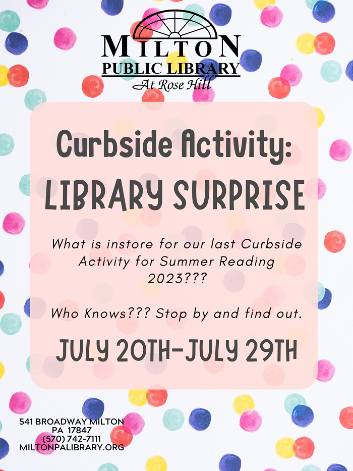 curbside activity - library surprise