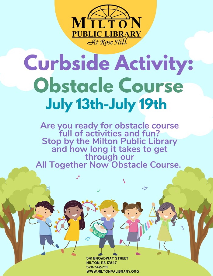 curbside activity - obstacle course