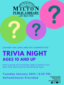 Trivia Night (Ages 10 and Up)